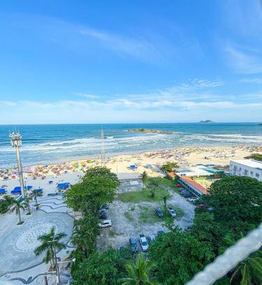 Centro House | Apto vista mar em Pitangueiras, Guarujá