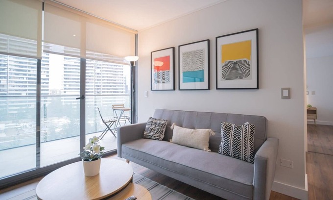 Apoquindo Apartment | Arauco Vibe 2BR Kennedy - BBQ and Aqua Gym!