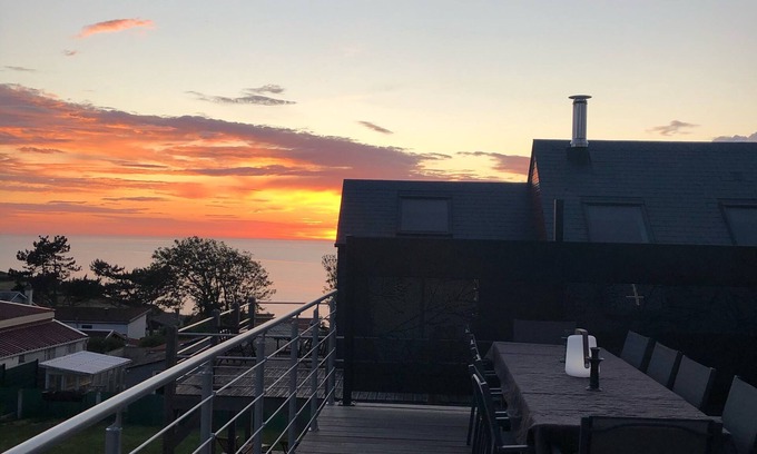 Quiberville House | Architect-designed house with sea view and spa/jacuzzi, 4 Stars Furnished Tourism