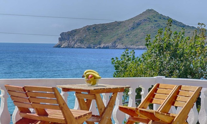 Agios Georgios Pagon Apartment | Arista Studio 7 - with sea views and direct beach location in Agios Georgios Pagon