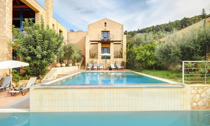 Gavalochori Villa | Artemis - Apokoron Villa with 2 Large Private Pools and Great Views