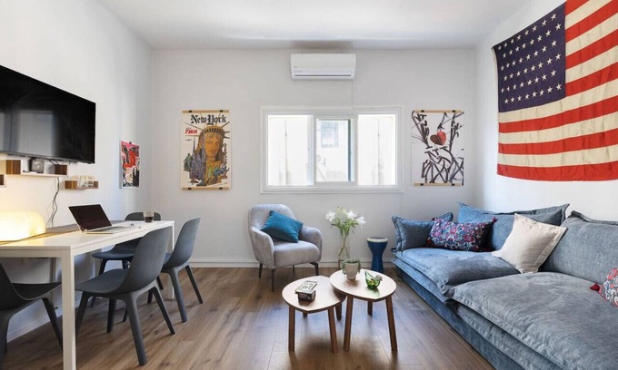 Florentin Apartment | Artistic 2BR Apt w Balcony in Florentin Center