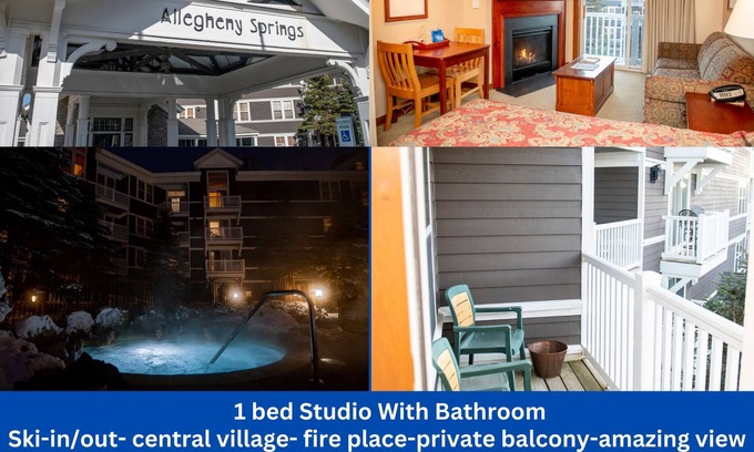 Snowshoe Condo | AS 333|Luxury condo,Slopes,Hot tub,Pool|Wifi