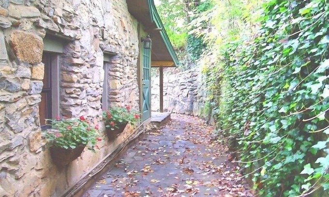Asheville House | Asheville Downtown Area Stone & Log Cabin, Fenced & Gated Quarter-Acre, Hot Tub