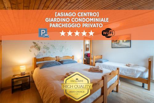 Asiago Apartment | [Asiago centro] Mansarda con Balcone e Giardino