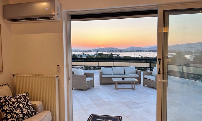 Palaio Faliro Apartment | Athens Panoramic Penthouse