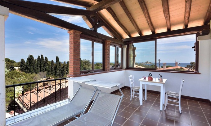 Tancau Sul Mare Apartment | Attico Miramare - sea and mountain views. Beach within walking distance