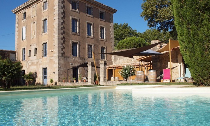 Salleles-d'Aude Apartment | "Au fil de l'Aude", fully-equipped gîte for 4 to 6 people; plus swimming pool, spa.