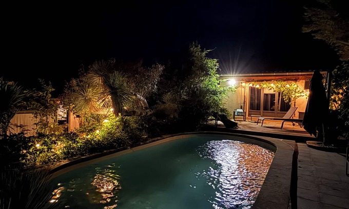 Le Cres House | Au Mazet de la Poulaillère (saltwater swimming pool, quiet, not overlooked)