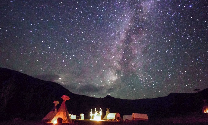 Lake George RV Rental | Authentic Tipi Glamping at Bison Peak Lodge [#3]