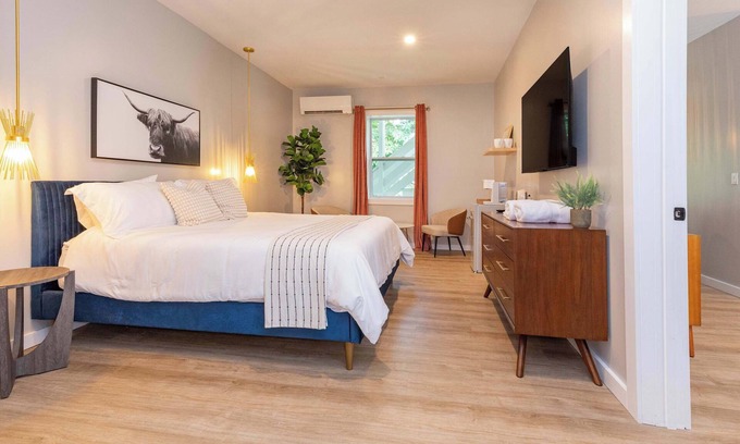Maggie Valley Apartment | Azalea Deluxe King Suite at The Dogwood