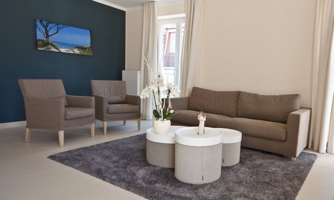 Niendorf/Ostsee Condo | Baltic Sea lodges, apartment deck 3, wellness with sauna, fitness, elevator