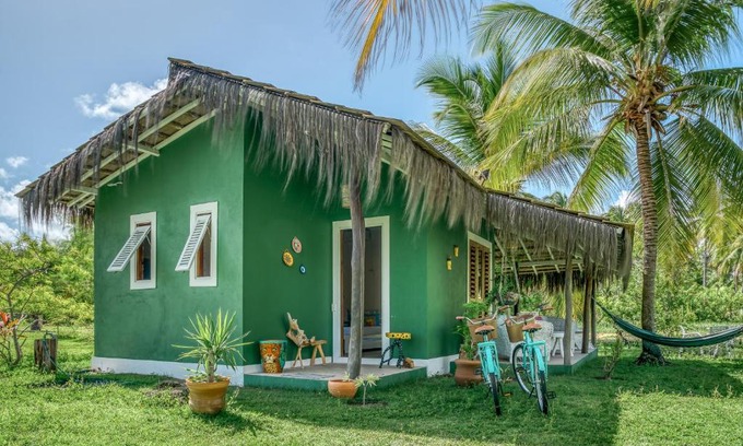 Maceio House | Bangalô Verde Recanto Uaná - 280m praia Tatuamunha