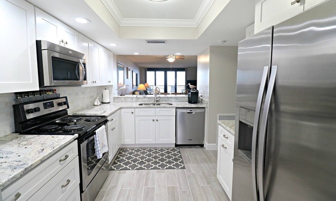 Butler Beach Apartment | Barefoot Trace 409 Direct Oceanfront with Private Balcony Overlooking St.