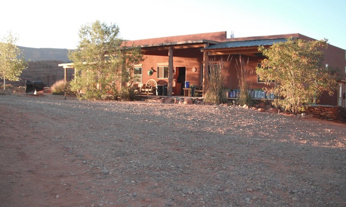 Moab Cabin | Base Camp Adventure Lodge, King Bed, View of River