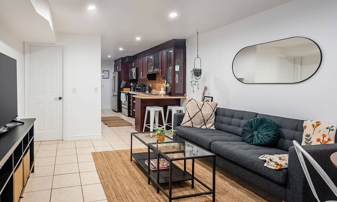 Davenport Apartment | Basement Suite with Private Patio in Davenport