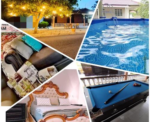 Pagoh House | Basrie Villa Pagoh - Mini Cinema , Karaoke , Private Pool , WiFi , NetFlix