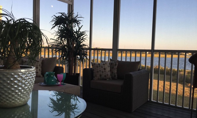 Bethany Beach House | Bayfront location yet 250 steps to ocean. Huge pool; 2 masters; 6 parking spaces