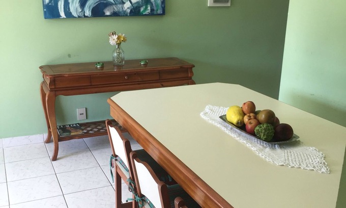 Jardim Ana Maria Apartment | Beach Cove Apartment in Closed Condominium with Balcony and Garden