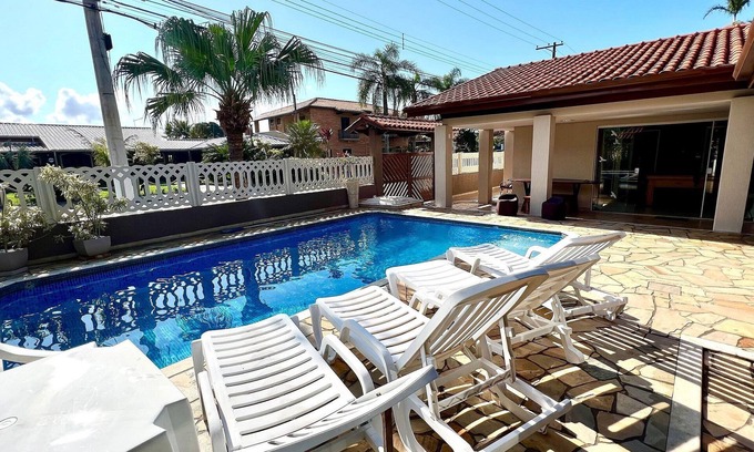 Caraguatatuba Condo | Beach House, 300 mts, with Pool and WIFI
