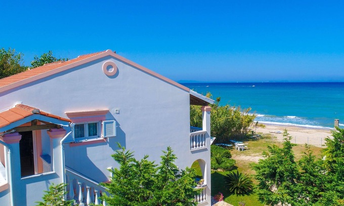 Acharavi Apartment | Beach Villa Vaso Ena: Beachfront, stunning views