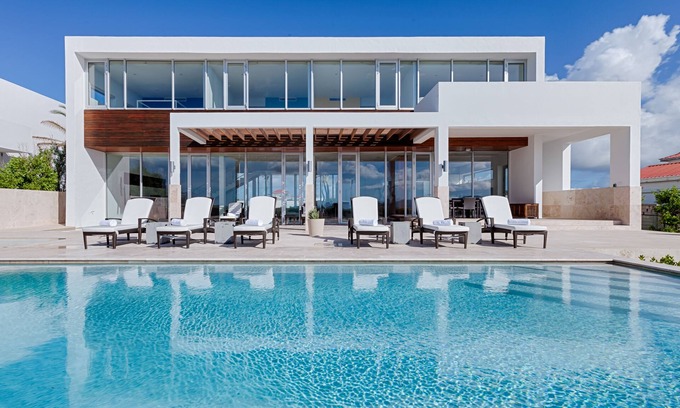 Blowing Point Villa | Beaches Edge - Oceanfont Villa with Pool and Hot Tub