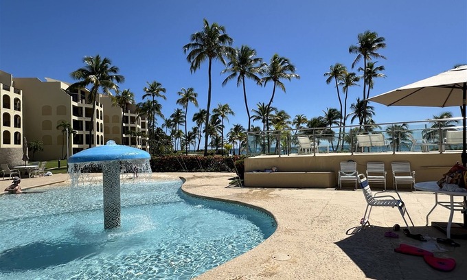 Humacao Condo | Beachfront Bliss at Villa Celeste in Palmas del Mar