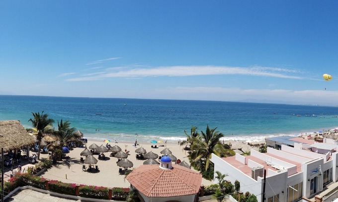 Amapas Condo | Beachfront Condo on Los Muertos Beach Next to Blue Chairs