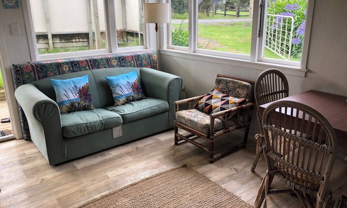 Mokau Cottage | BEACHFRONT MOKAU. nFishing, Whitebaiting, Beach walks, Classic NZ Bach.