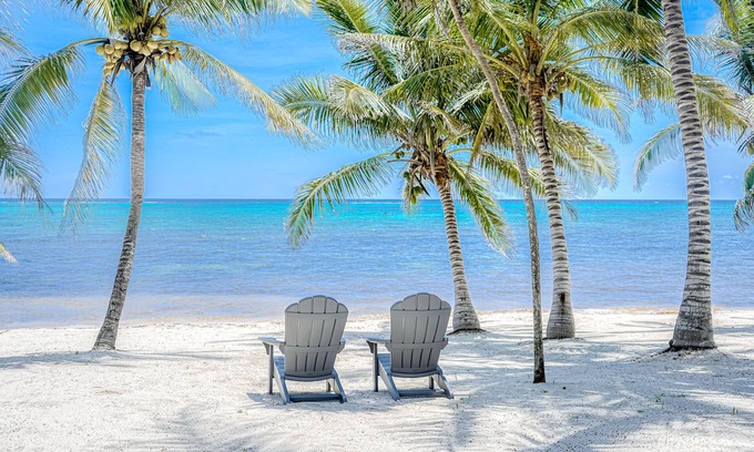 Soliman Bay House | Beachfront paradise with private pool, ocean view, full kitchen, & shaded patio