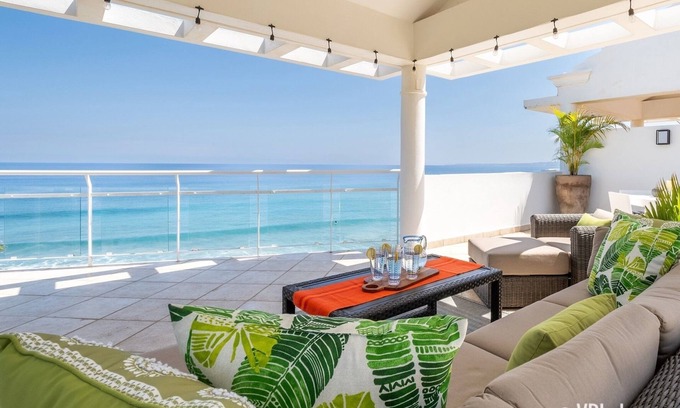 Puerto Rico Condo | Beachfront ★Penthouse★ with Pool & Private Roofdeck. SUMMER SALE!