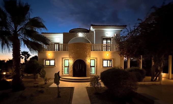 Pyla Villa | Beachfront Villa with Private Pool and Exotic Fruit Garden