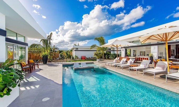 Long Bay Hills Villa | Beachside Family Retreat with Pool - White Villas