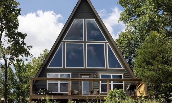 Morrilton Cabin | Bear Cave Modern A-frame Petit Jean Mountain