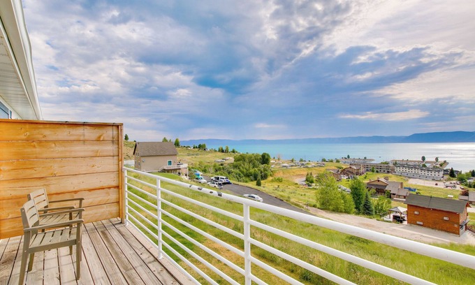 Harbor Village Condo | Bear Lake Oasis w/Heated Pool & Scenic Patio!