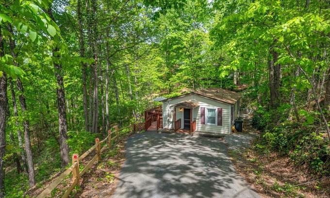 Lake Lure Cabin | Bear Necessities Cozy Quiet Peaceful Mountain Cabin