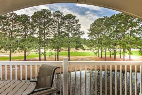Central Myrtle Beach Apartment | Beautiful 1500 s f 3 Bd - 2 Ba condo overlooking stream and golf course