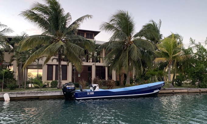 Placencia House | Beautiful Beachfront Island Home, Private Dock, Village Transportation Included