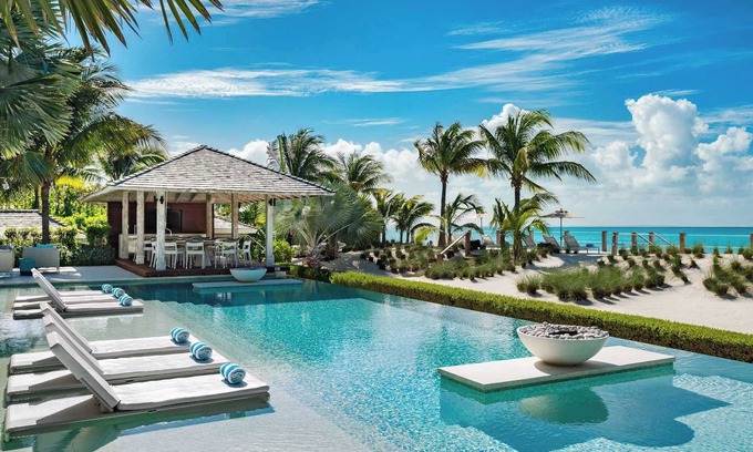Leeward Settlement Villa | Beautiful contemporary style villa on the beach