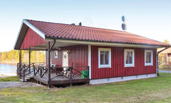 Holmsjo House | Beautiful high situated house with wonderful view from the kitchen-living room over the nearby Breda