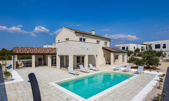 Jezera House | Beautiful home in Otok Murter with WiFi