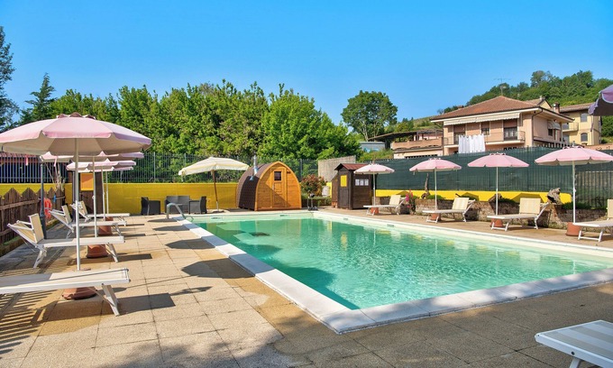 San Matteo Apartment | Beautiful "Iris Apartment," in Piedmont, with shared pool, garden and sauna
