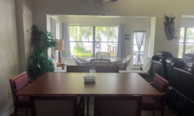 Lake Wales House | Beautiful lake house with large deck overlooking Lake Pierce
