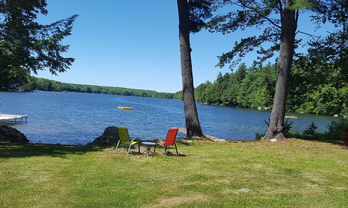 Lyman House | Beautiful Lakefront Home on pristine Swan Pond lake close to Maine beaches
