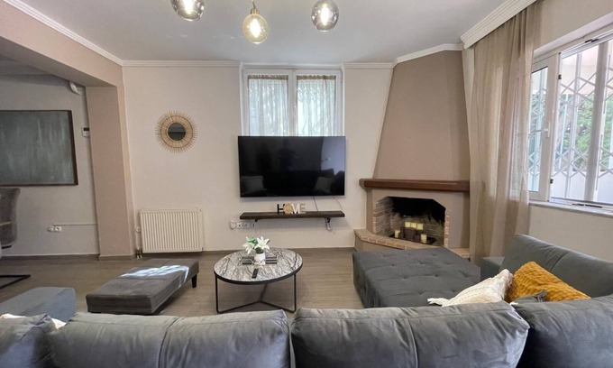 Kropia Apartment | Beautiful Modern apartment private pool in quiet neighborhood,Agia Marina Koropi