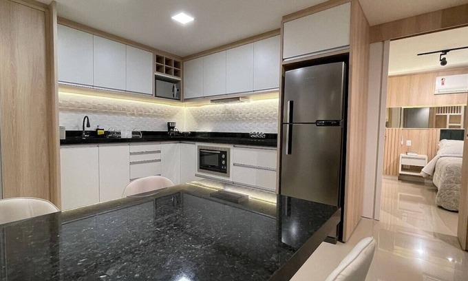 Foz do Iguacu Apartment | Beautiful modern STUDIO apartment in the CENTER WITH GARAGE