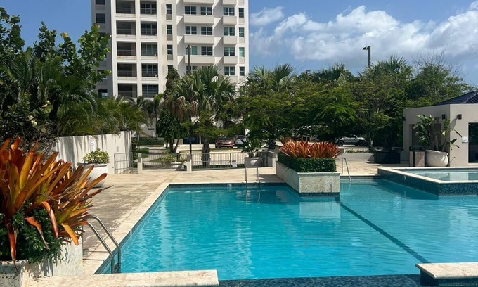 Espinar Condo | Beautiful Oceanfront 2 bedroom, 2 bath condo Aguada, PR