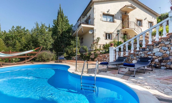 Fogars de la Selva House | Beautiful private villa for 8 guests with WIFI, A/C, private pool, TV, patio and parking