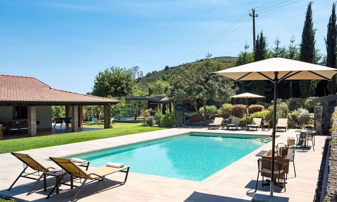 Viagrande Villa | Beautiful private villa for 7 people with private pool, WIFI, A/C, TV, terrace and panoramic view