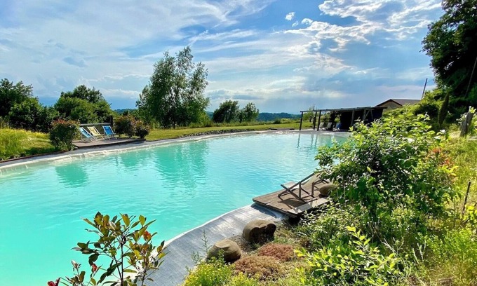 Mombarcaro Cottage | Beautiful stone-built holiday home with large veranda